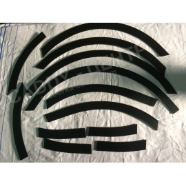 Накладки на колесные арки (черный мат) Volkswagen Caddy